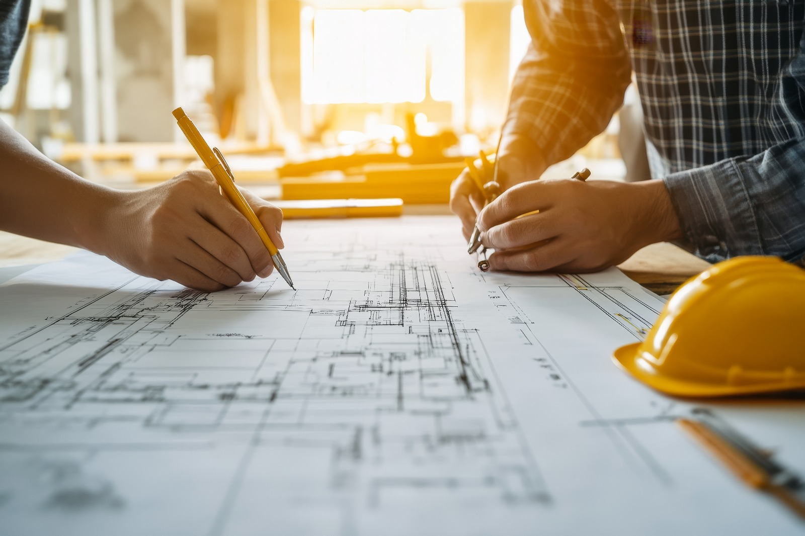 Nexus Engineering team reviewing infrastructure project plans