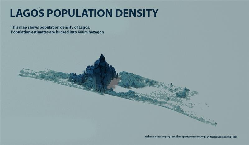3D terrain visualization of the Democratic Republic of Congo showing elevation patterns and forest cover density