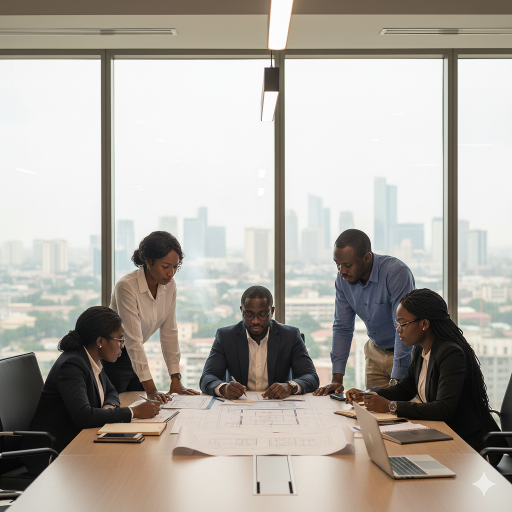 Nexus Engineering team working on a project